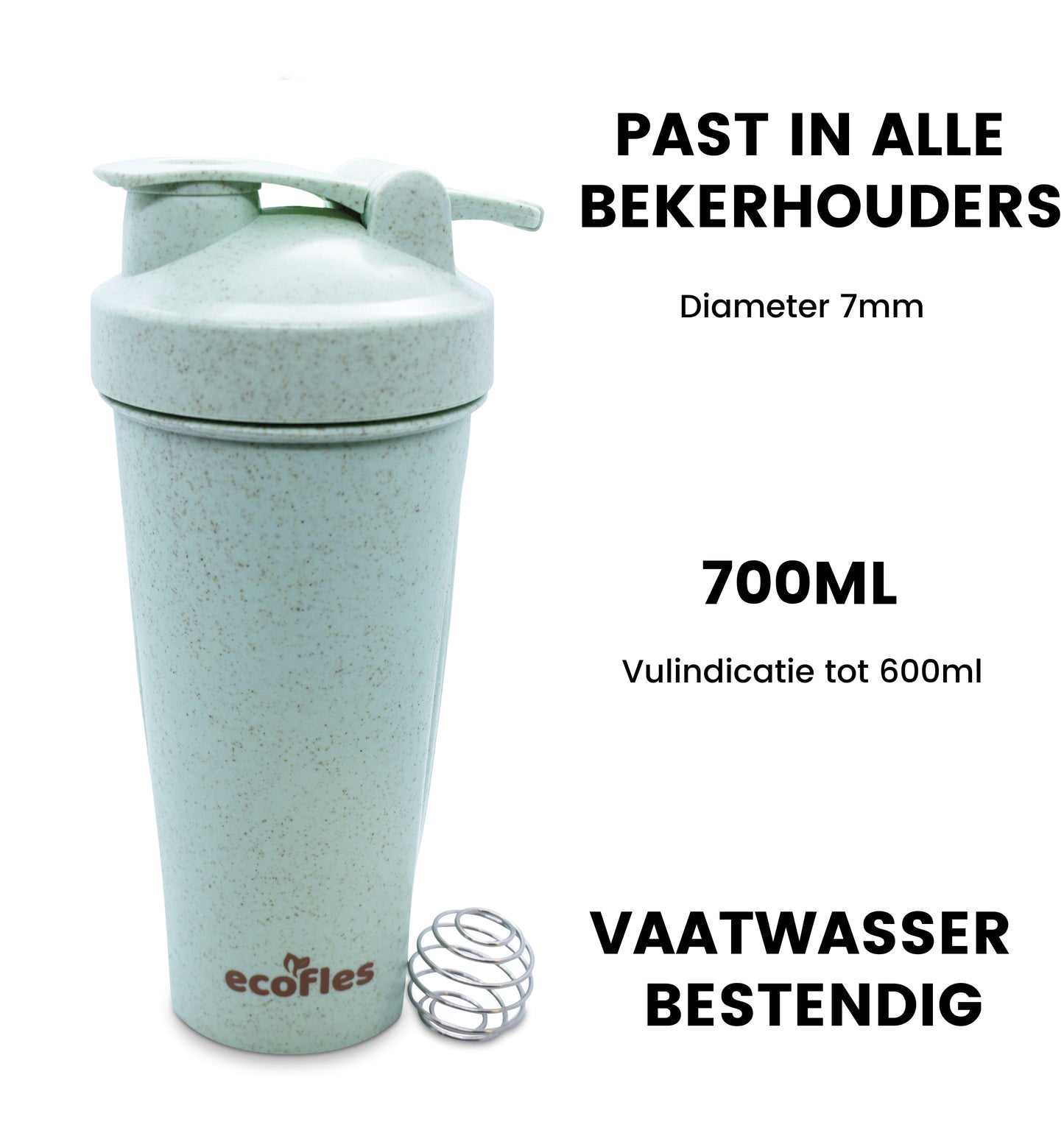 Shakebeker Bioplastic 600ml